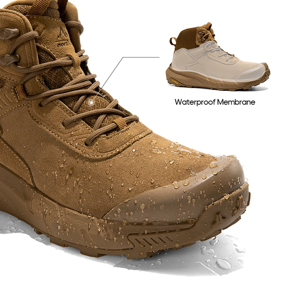 Men's Waterproof Military Tactical Work Boots - COYOTE - 3